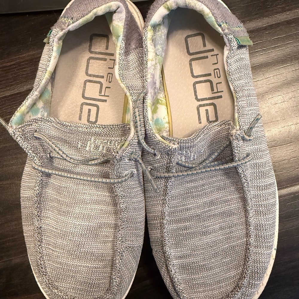 Hey Dude Light Gray Slip-On Shoes